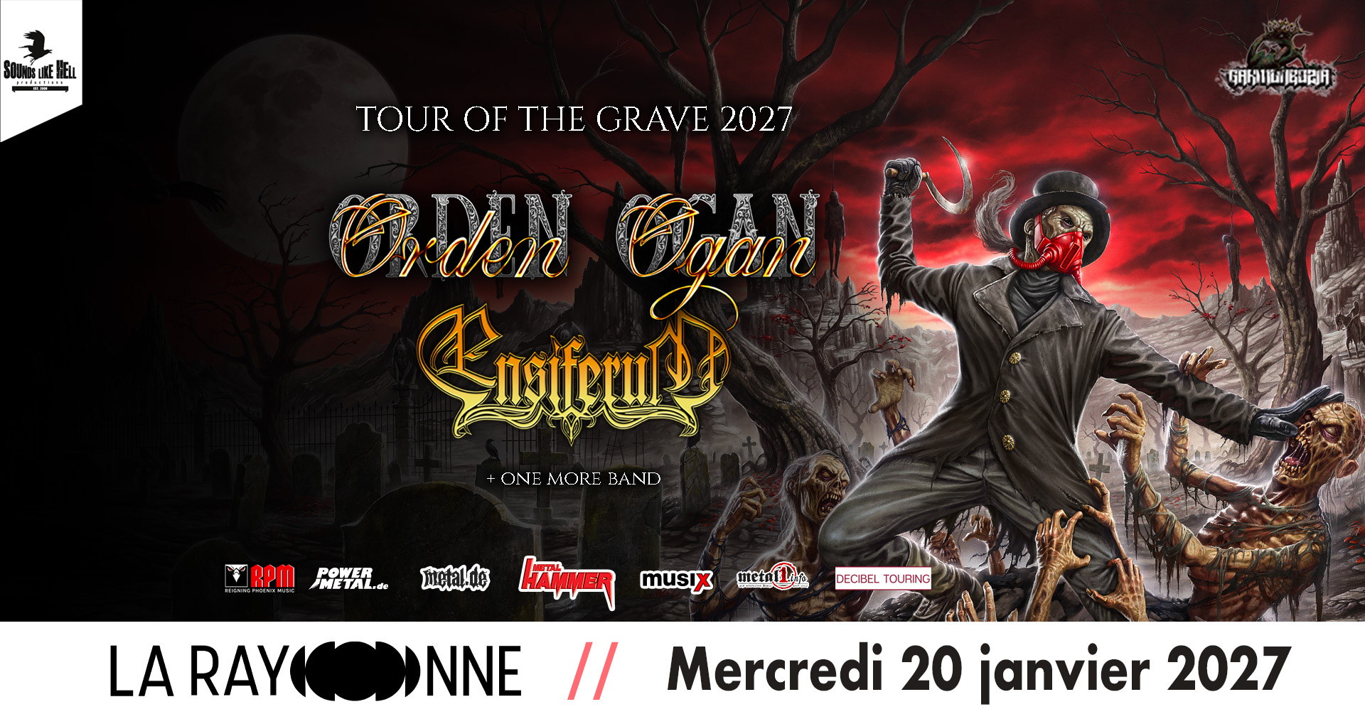 Affiche Orden Ogan en concert à La Rayonne