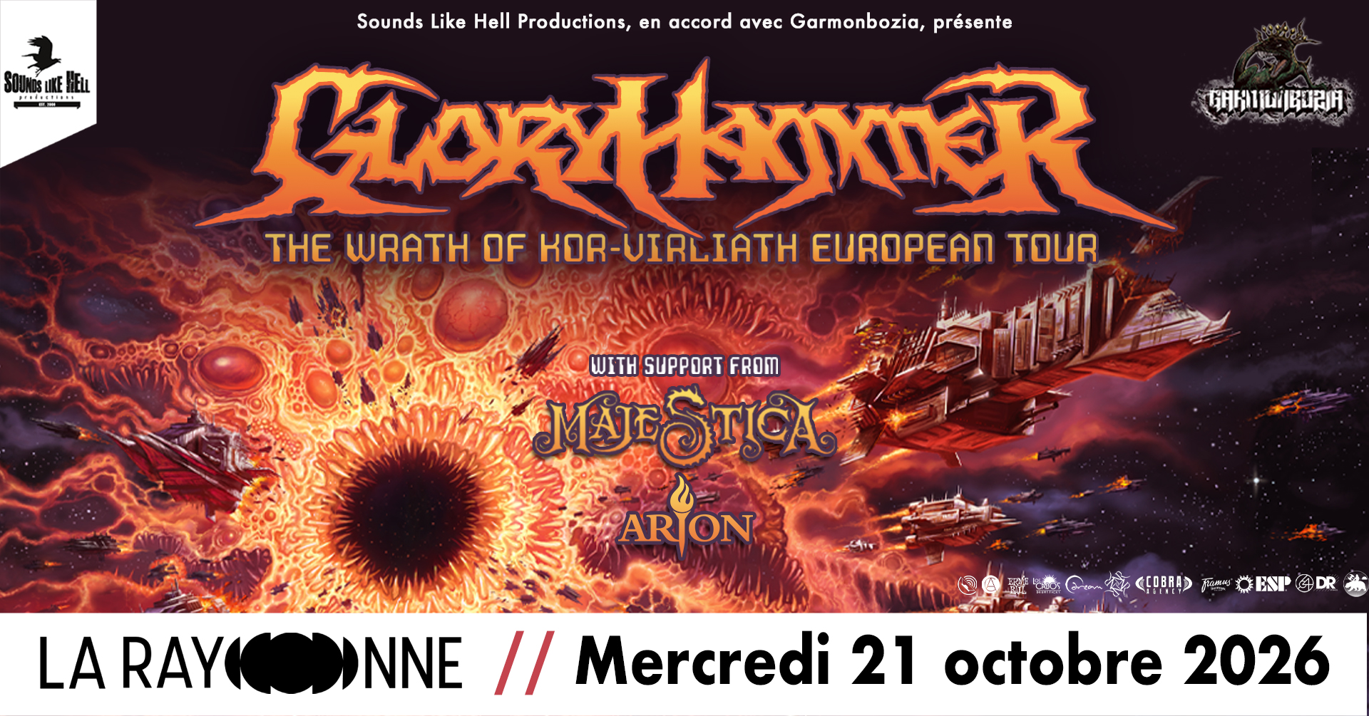Glory Hammer + Majestica + Arion