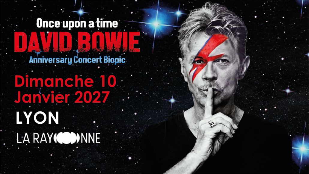 Affiche Once Upon A Time – David Bowie en concert à La Rayonne