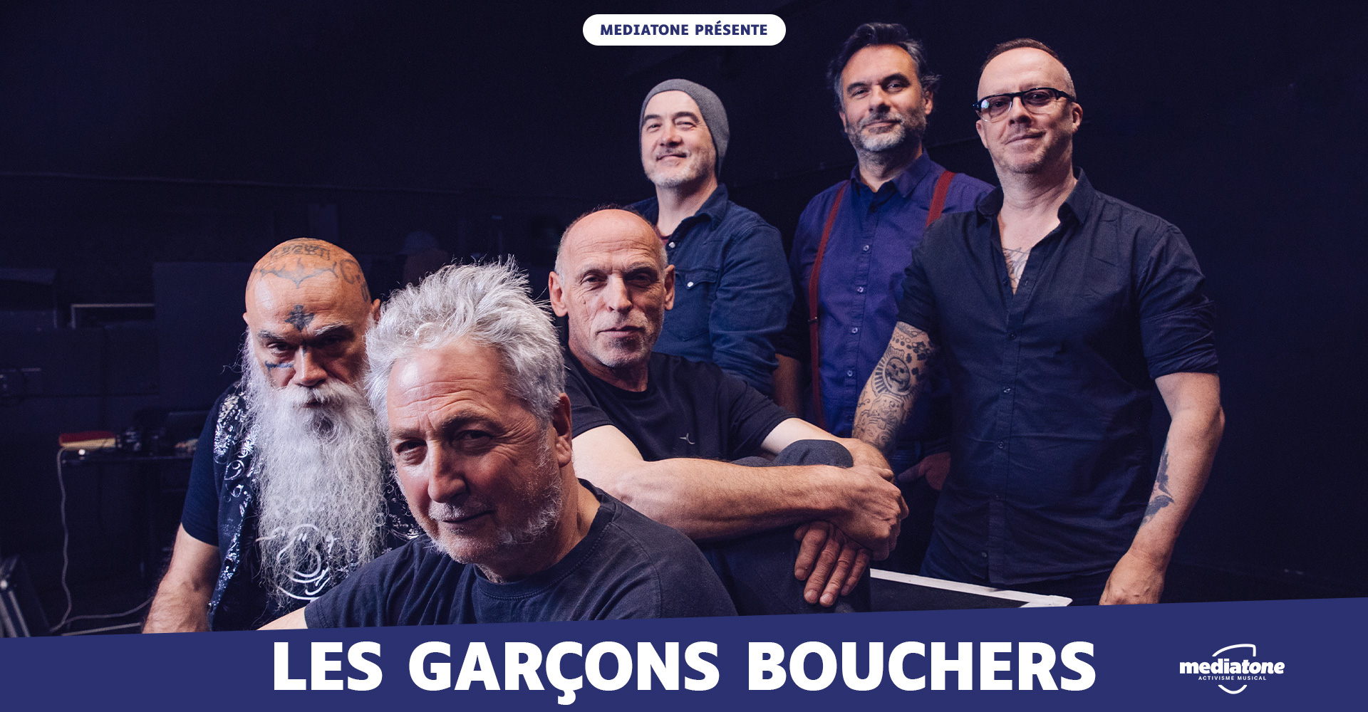 Affiche Les Garçons Bouchers “Tchao François” en concert à La Rayonne