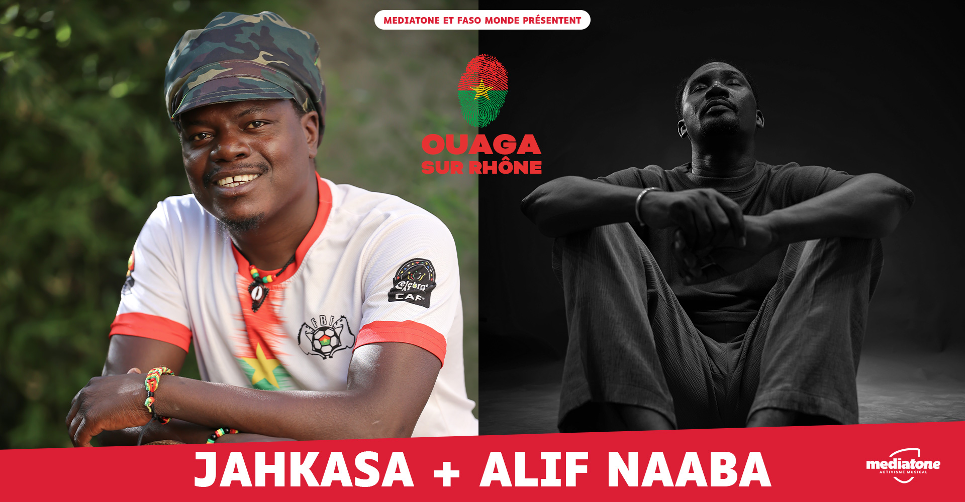 Affiche Ouaga sur Rhône : Alif Naaba en concert à La Rayonne